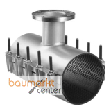 Aliaxis Edelst.schelle m. Flanschabgang 452 d 215-226 / DN 100 EPDM