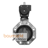 Aliaxis 2/2-W-Industrie-Absperrklappe FKOM/CP PP,NC d110 PN10