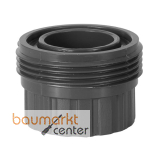 Aliaxis Einschraubteil PVC-U F-BIV d 110 x 5 PN10 Klebmuffe o. O-Ring