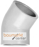 Aliaxis ABS Winkel 45 Gr. d315 PN8 Klebmuffe HIA