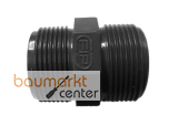 Aliaxis Doppelnippel PVC-U NFV R 1 1/2" PN16 Gewindestutzen