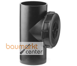 Aliaxis PE-Abflu�, Putzst�ck 88,5 Gr. d 50/50 0/50