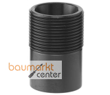 Aliaxis Gewindestutzen f.PE Abfl.d 40 1/4" lang d40x1 1/4 Zoll