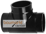 Aliaxis PE 100 T-St�ck 90 Gr., formgespritzt kurz, d 500, SDR 33, TBE