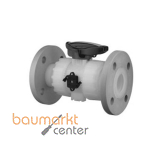 Aliaxis 2-Wege-Kugelhahn PVDF m.Fest- flansch VKDOF/FKM d 20