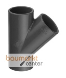 Aliaxis T-St�ck PVC-U 45 Gr., d 25, TY1