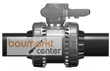 Aliaxis 2-Wege Kugelhahn PVC-U VEE d20 EPDM PE100-LS-Stutzen Easyfit VEEBEV-EPD
