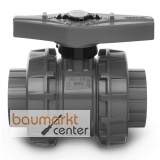 Aliaxis 2-Wege Kugelh.VEE PVC-U R2 1/2 EPDM Gewindemuffe Easyfit VEEFV-EPDM