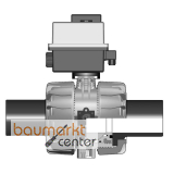 Aliaxis 2/2-Wege-Kugelhahn PP VKD d110 PN10 VKDBM/CE-EPDM