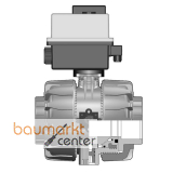 Aliaxis 2/2-Wege-KH ABS VKD Klebemuffe m.elektrischem Stellantrieb d20 EPDM