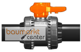 Aliaxis 2-Wege Kugelhahn PVC-U VXE d20 EPDM PE100-LS-Stutzen Easyfit VXEBEV-EPD