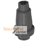 Aliaxis Fussventil PVC-U VZIV 16mm mit Klebeanschluss u.EPM-Dichtung